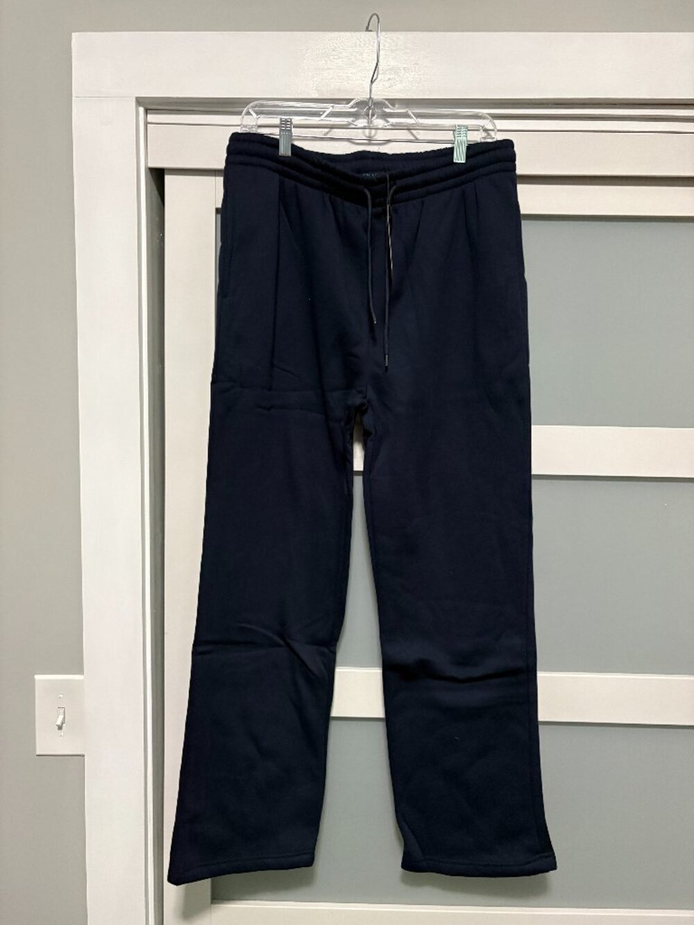 Blue Ice Navy Men's Joggers Joggins Sweat Pants sz L  NEW
